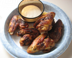 Labor Day Barbecue Chicken Wings